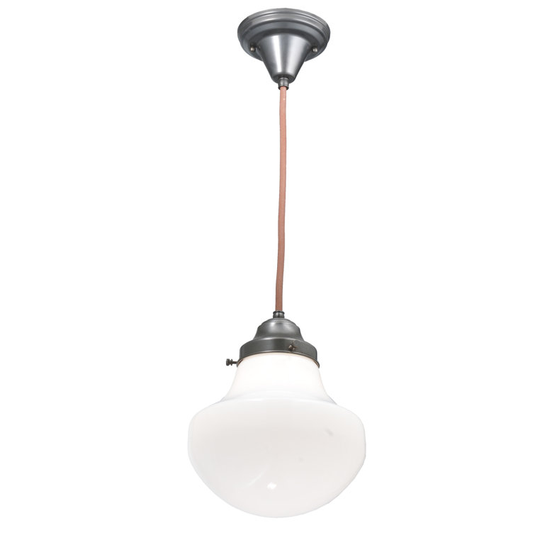 Classic Globe Mini-Pendant Light in Brown Glass