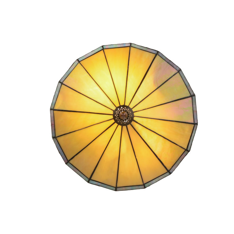 Arizona Bronze 2-Light Indoor/Outdoor Semi-Flush Mount