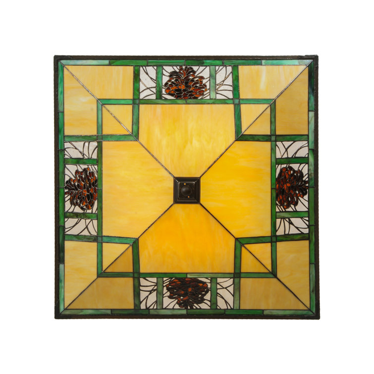 Bronze 4-Light Indoor/Outdoor Energy Star Semi-Flush Mount
