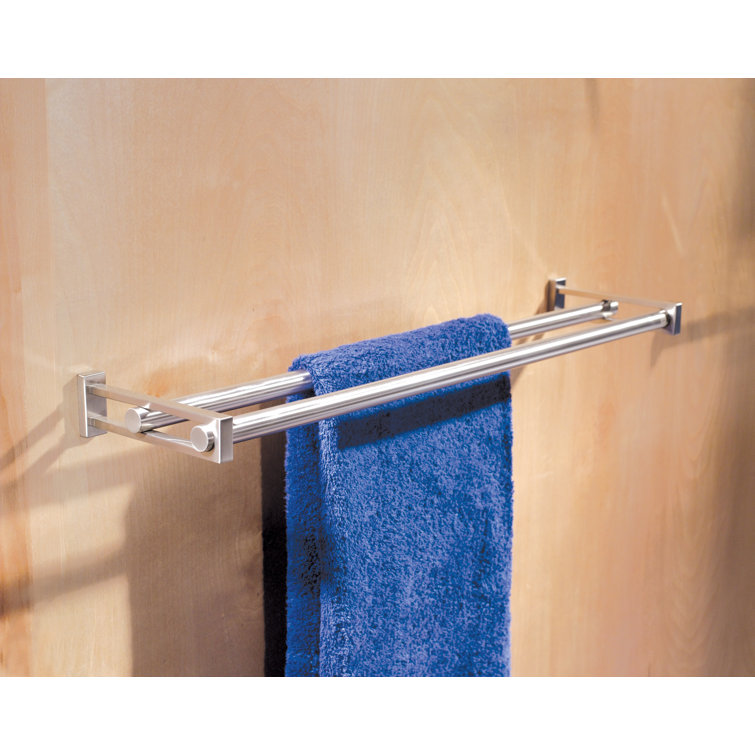 24'' Polished Chrome Double Towel Bar