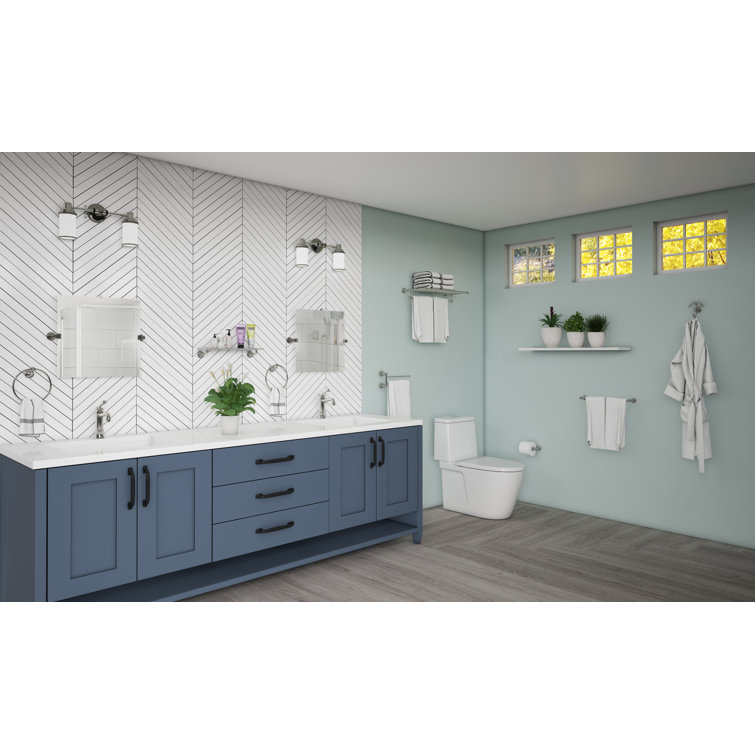 Polished Chrome Recessed Toilet Paper Holder