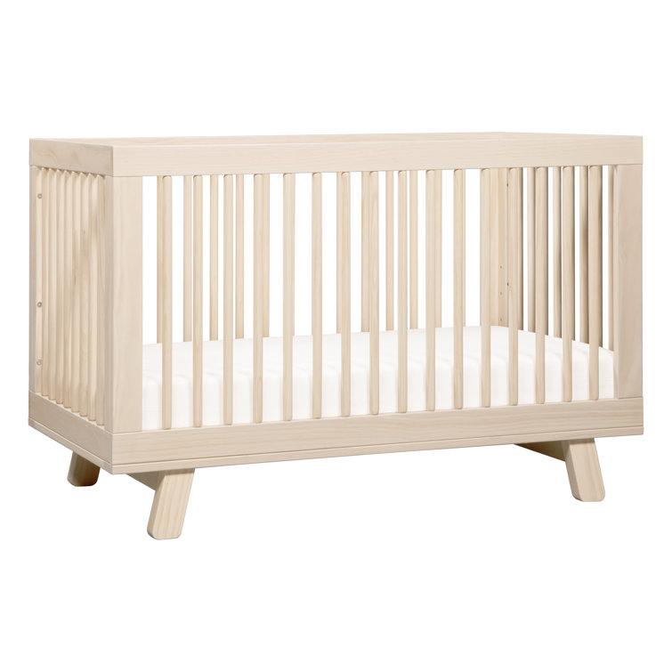 Hudson 3-in-1 Convertible Crib with Toddler Bed Conversion, Washed Natural