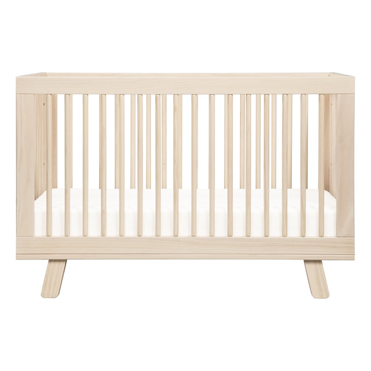 Hudson 3-in-1 Convertible Crib with Toddler Bed Conversion, Washed Natural