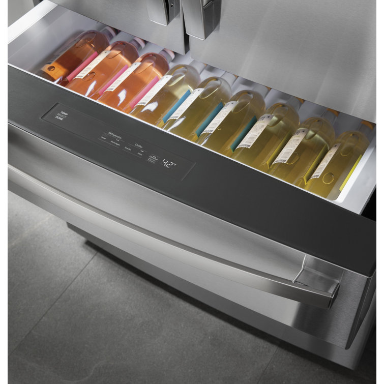 Stainless Steel 36" Smart French Door Refrigerator with Ice Maker