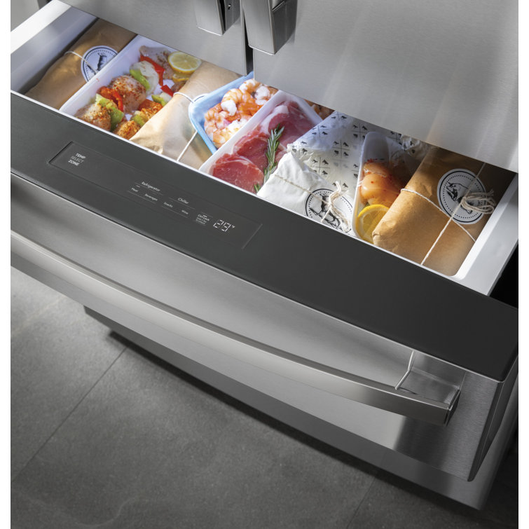 Stainless Steel 36" Smart French Door Refrigerator with Ice Maker