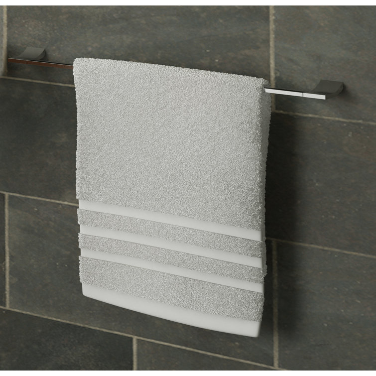 Cinu 24'' Polished Chrome Organic Motion Wall Towel Bar