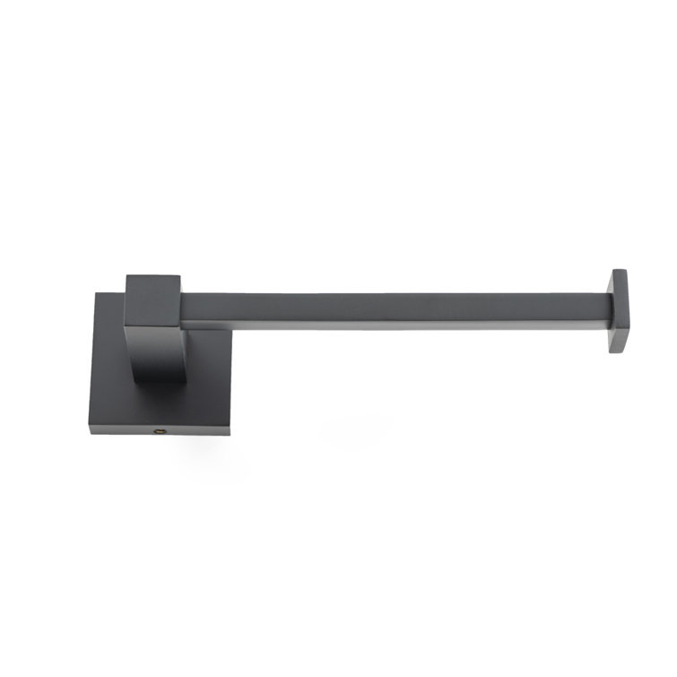 Matte Black Solid Brass 4-Piece Bathroom Hardware Set