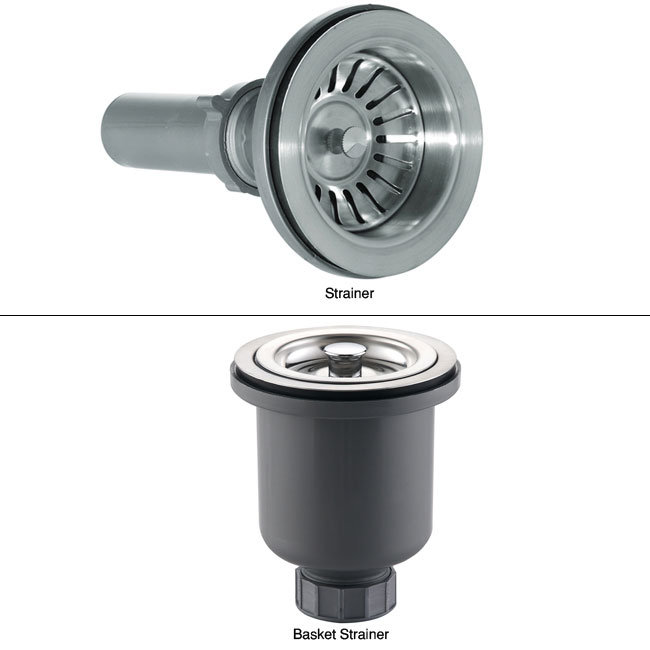 Stainless Steel Modern Kitchen Sink Basket Strainer Set