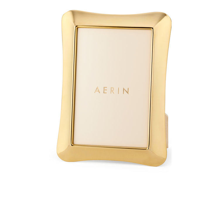 Gold Metal 4x6 Tabletop Picture Frame