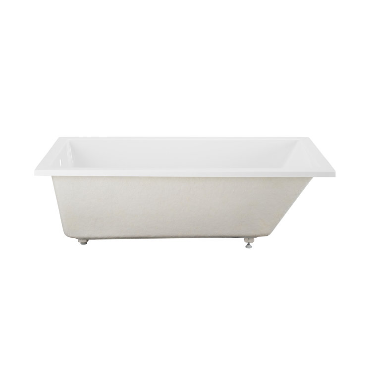Voltaire 36" White Acrylic Drop-In Bathtub