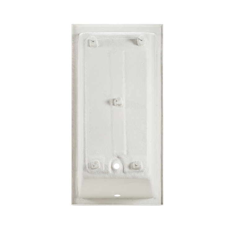 Voltaire 36" White Acrylic Drop-In Bathtub