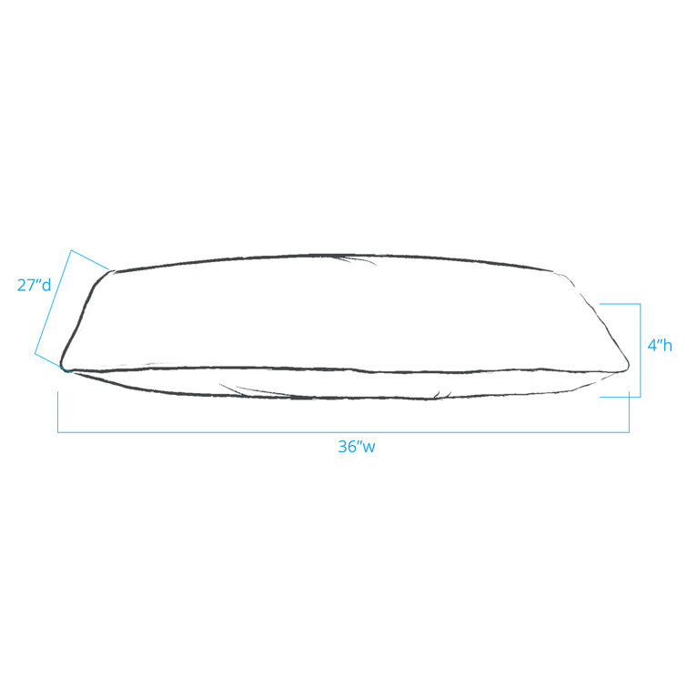 Small Tan Polyester Indoor/Outdoor Dog Bed