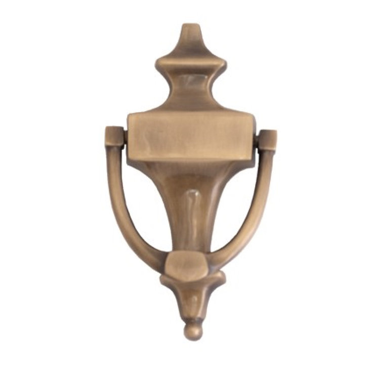 Antique Brass Regency Traditional Door Knocker