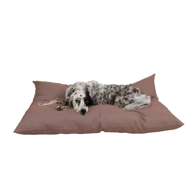 Small Tan Polyester Indoor/Outdoor Dog Bed