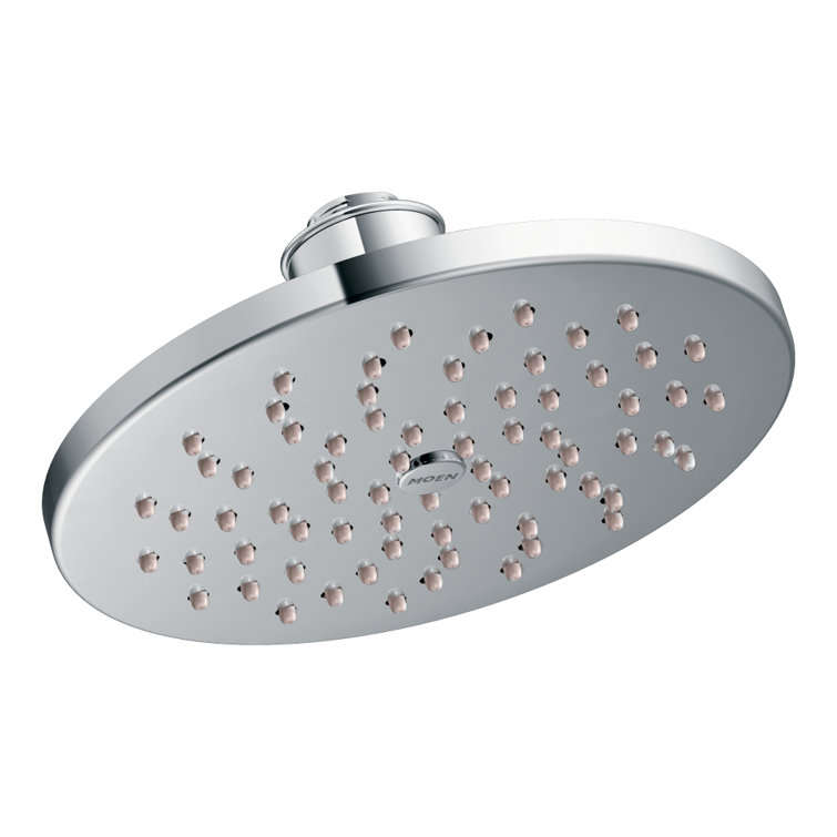 Chrome 8" Round Rain Shower Head with Immersion Technology
