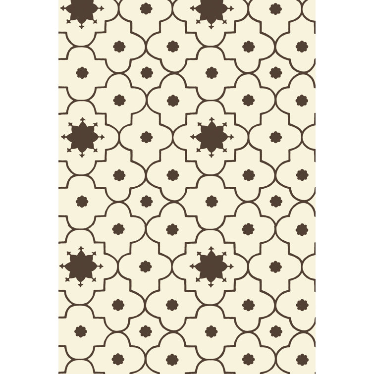 Taj Trellis Sepia Ethnic Print Wallpaper