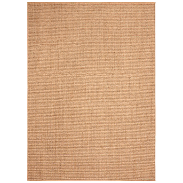 Beige 5' x 7' Handmade Wool Reversible Area Rug