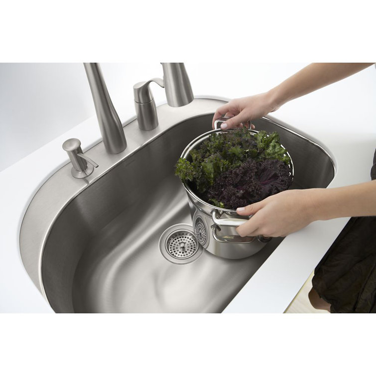 Cinch 26'' Stainless Steel Undermount Single Bowl Kitchen Sink