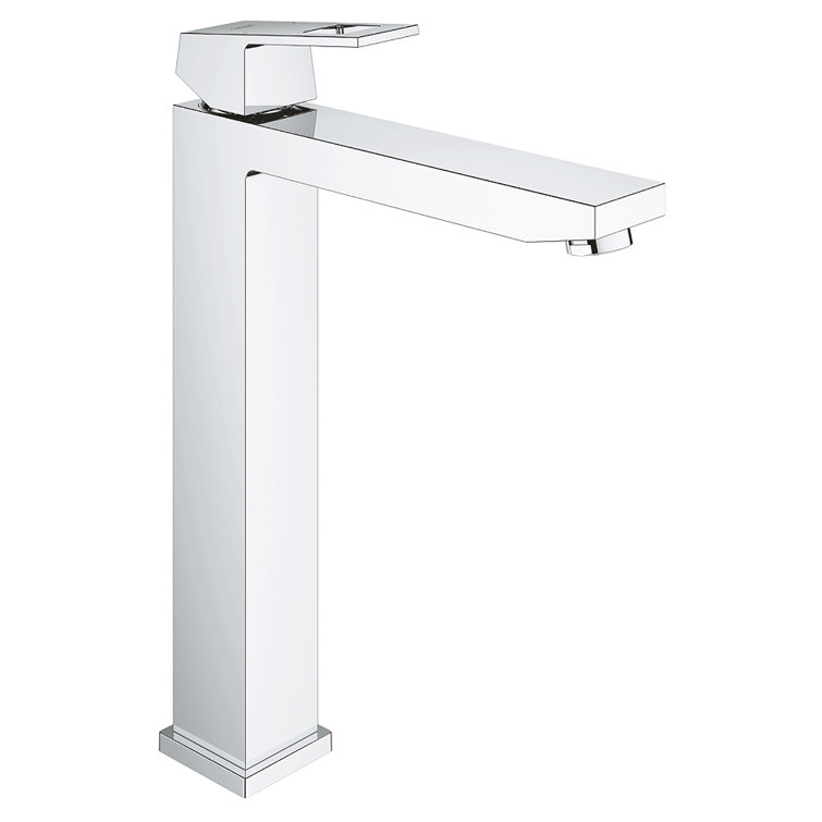 Modern Black Chrome Single Hole Bathroom Faucet