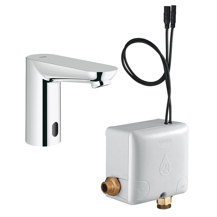 Eurosmart Chrome Single Hole Deck Mount Bathroom Sink Faucet