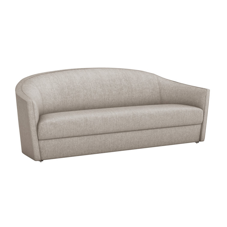 Bungalow Wood and Fabric 99'' Upholstered Sofa