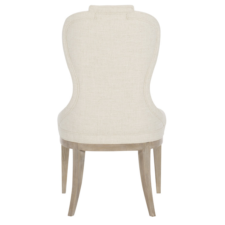 Santa Barbara Beige Linen Upholstered Parsons Side Chair
