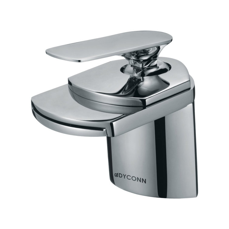 Elegant Waterfall Bathroom Faucet in Polished Chrome
