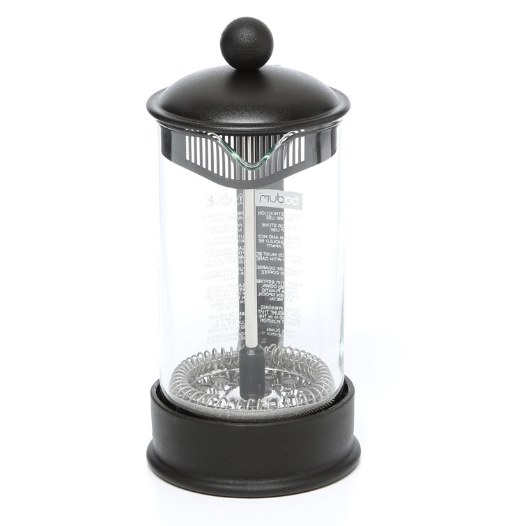Bodum Black 34 oz Glass French Press Coffee Maker