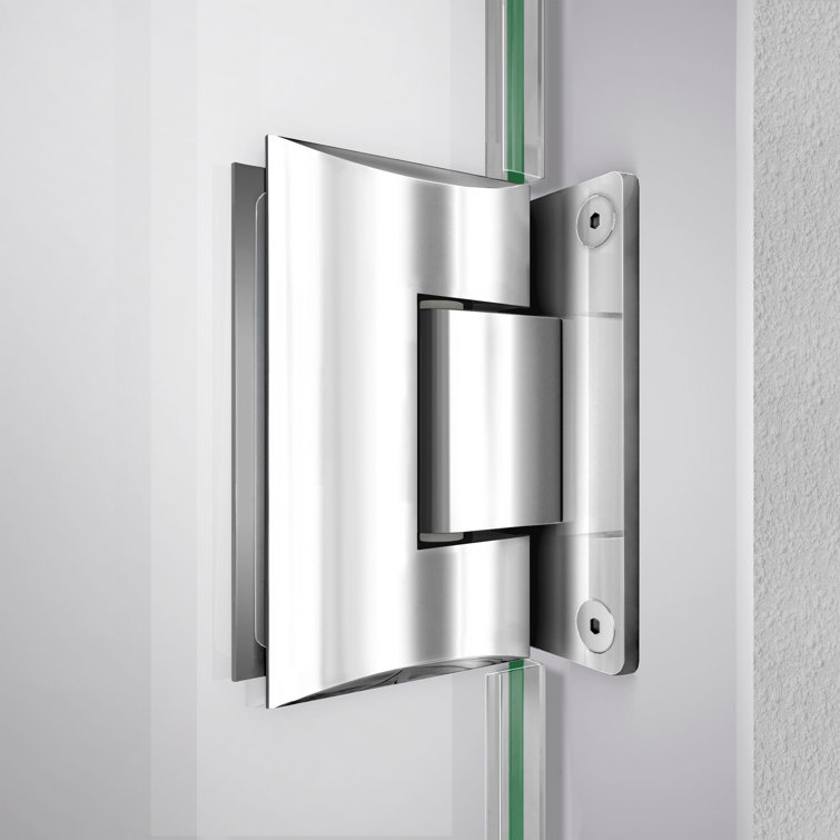 Unidoor-LS 29'' W x 72" H Frameless Hinged Shower Door with ClearMax Technology