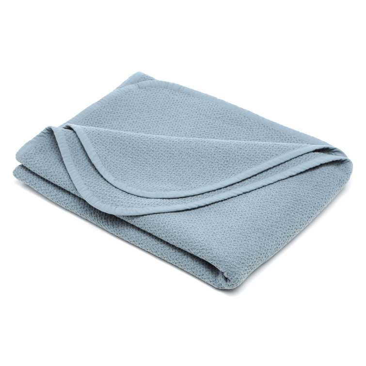 King Size Ginger Organic Cotton Woven Blanket