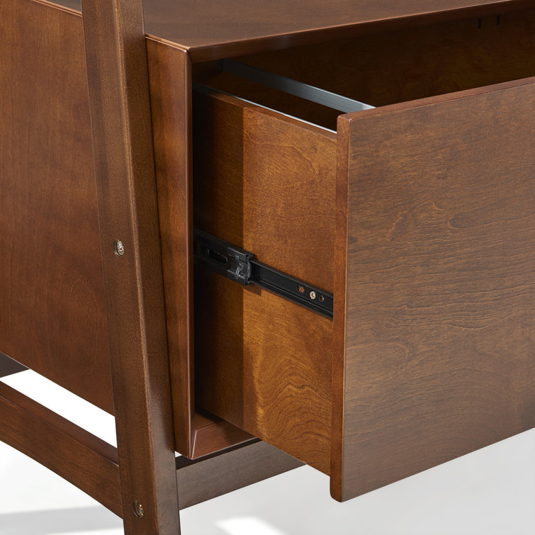 Landon 77'' Mahogany Mid-Century Modern Large Etagere