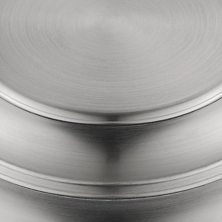 Transitional Pewter 8.88" Flush Mount with Seafoam Shade