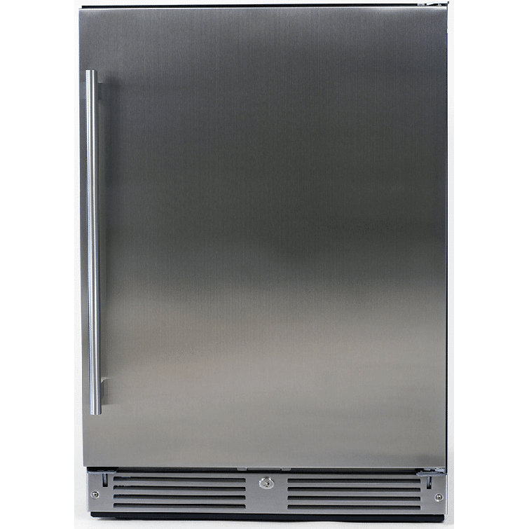 24-Inch Stainless Steel Undercounter Compact Refrigerator
