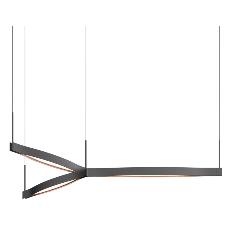 Ola Modular 3-Light LED White Aluminum Kitchen Island Pendant