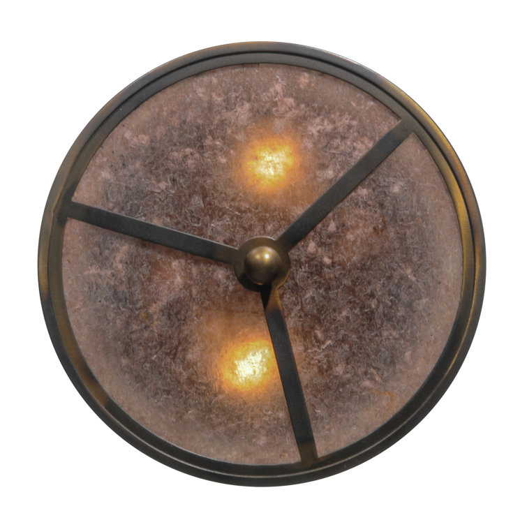 Smythe Craftsman 2-Light Silver Mica Flush Mount
