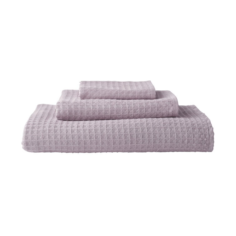 Orchid Waffle Twist 100% Cotton Hand Towel