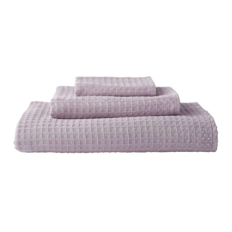 Orchid 100% Cotton Waffle Twist Bath Towel 30" x 60"
