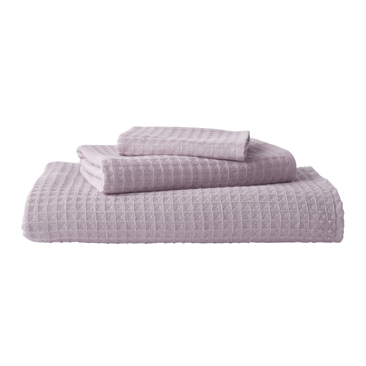 Orchid 100% Cotton Waffle Twist Bath Towel 30" x 60"