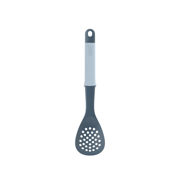 Sky Blue Nylon and Silicone 6-Piece Utensil Set with Rotating Stand