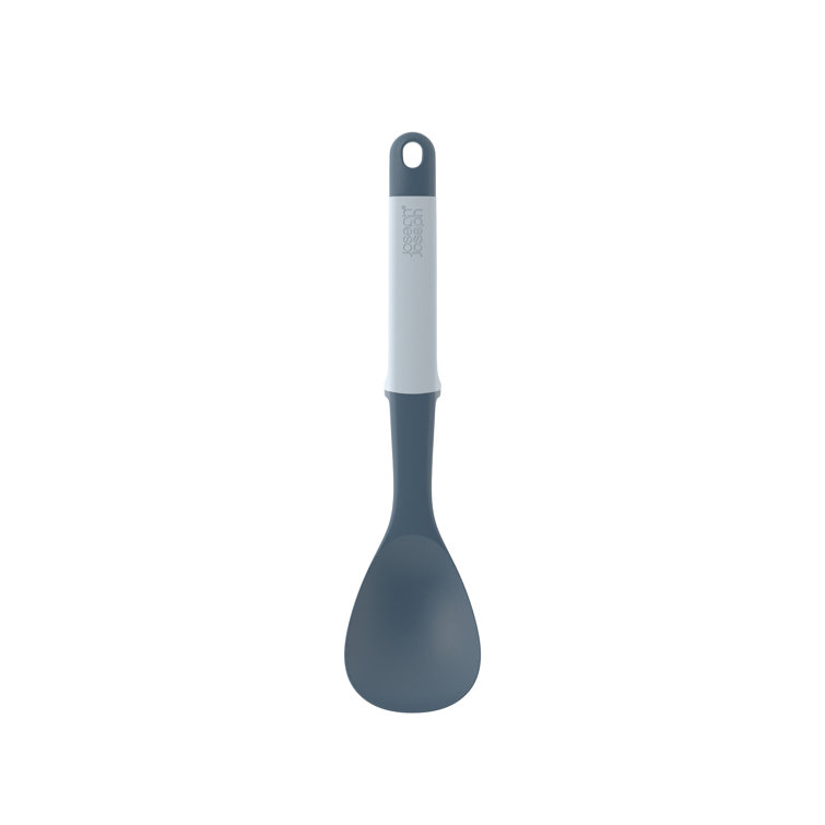 Sky Blue Nylon and Silicone 6-Piece Utensil Set with Rotating Stand