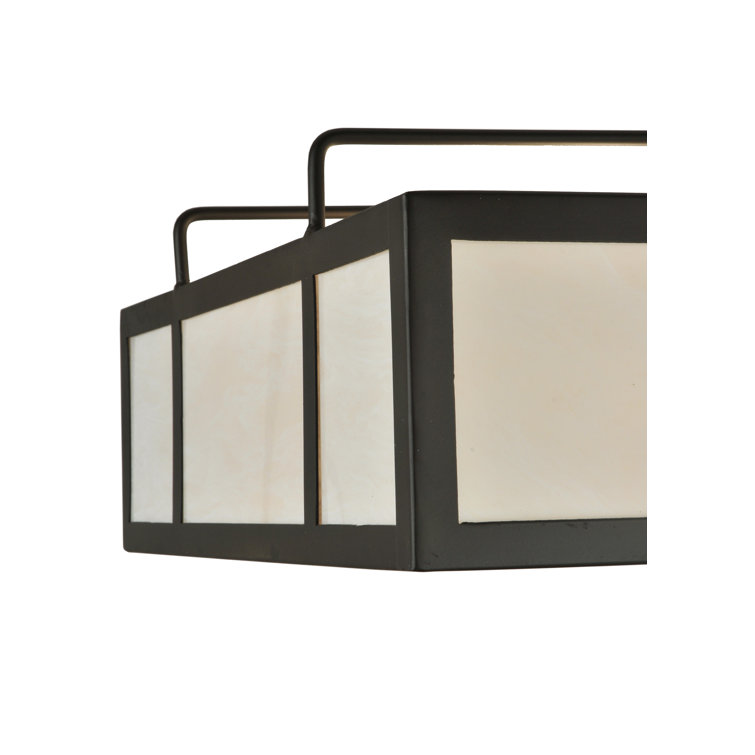 Bronze Globe 6-Light LED Semi Flush Mount for Indoor/Outdoor