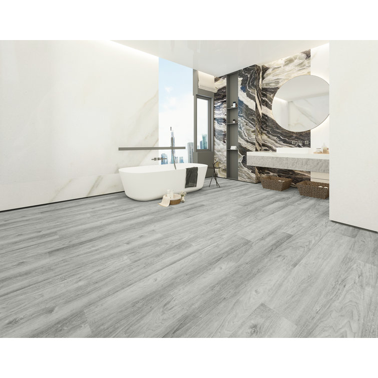 Ashen Bay Extra Long Wide Plank Waterproof Vinyl Flooring