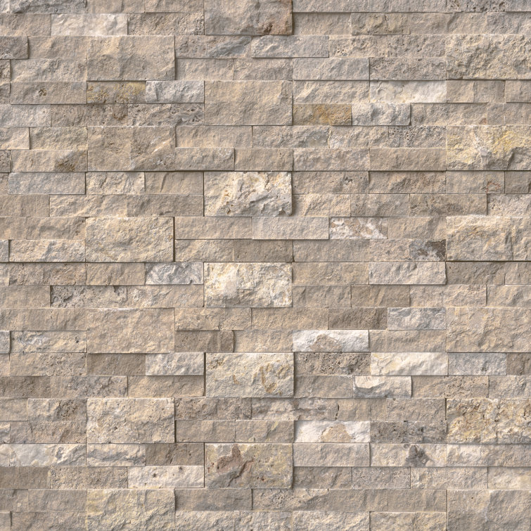 Philadelphia Beige Natural Stacked Stone Ledger Panel Wall Tile