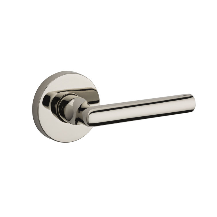 Polished Nickel Modern Solid Brass Dummy Door Lever