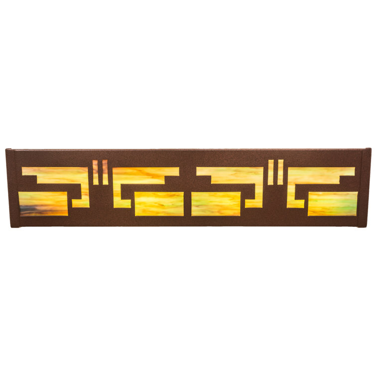 Rustic Southwestern 27" Energy Star Vanity Wall Sconce