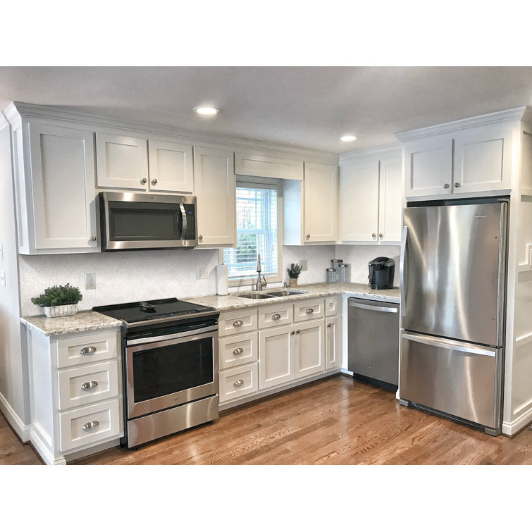 11" x 11" White Tumbled Marble Mosaic Tile
