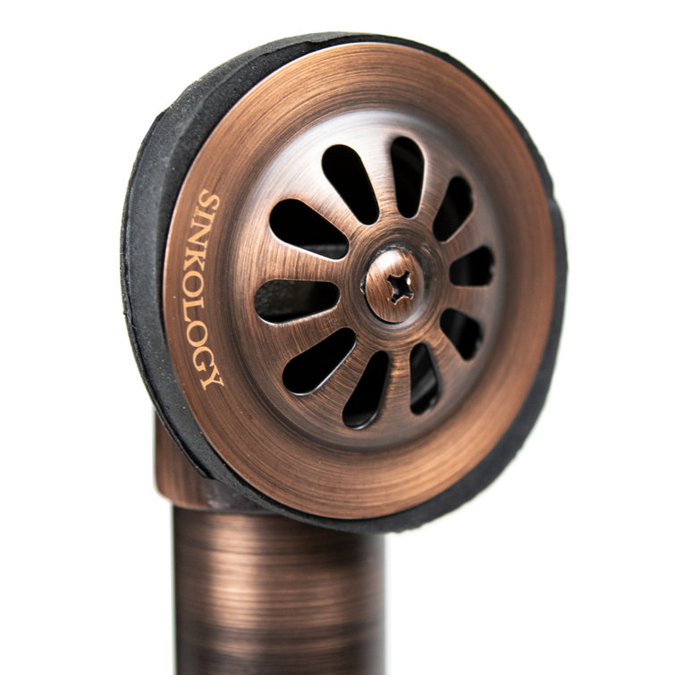 Antique Copper Brass Bathtub Drain and Overflow Kit