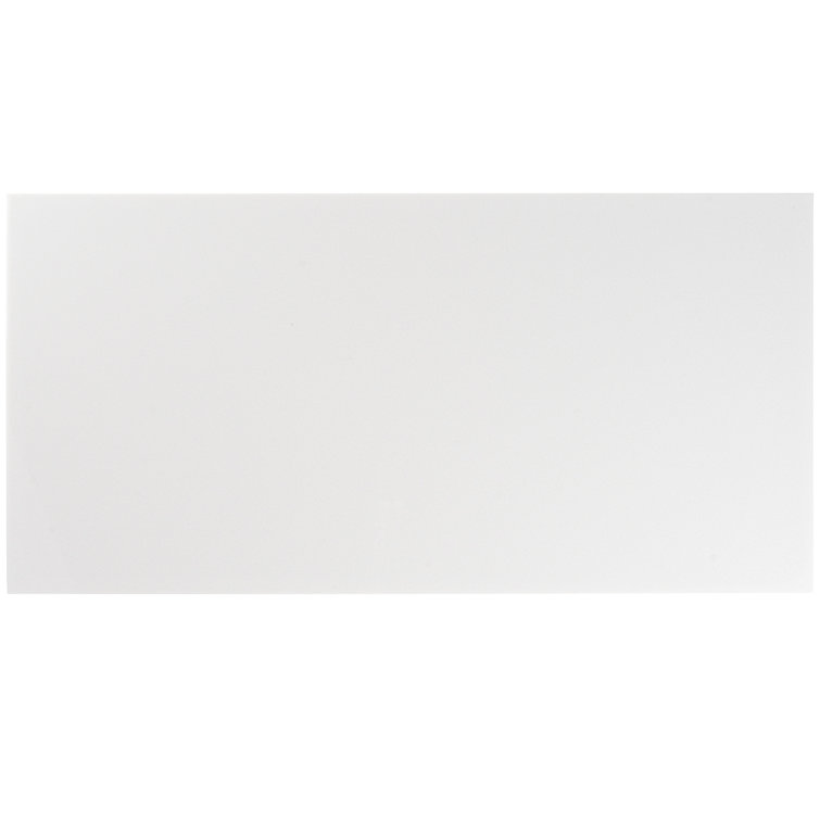 Lucid White 6" x 12" Polished Marble Nanoglass Subway Tile