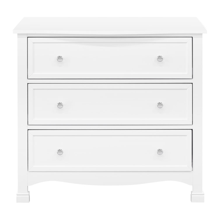 White Wooden 4-in-1 Convertible Mini Crib and Dresser Set