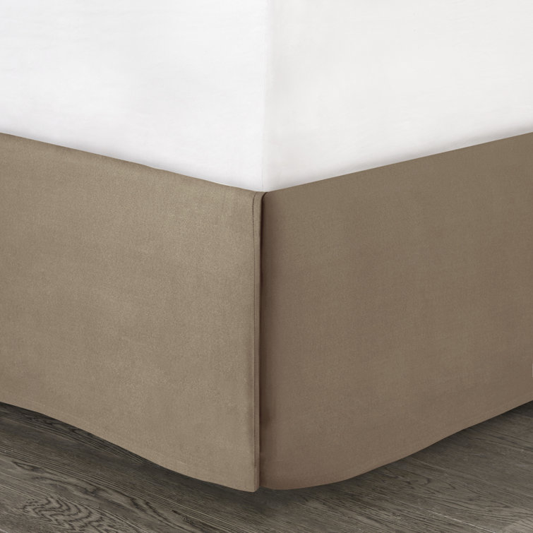Tan Queen Faux Suede 7-Piece Comforter Set